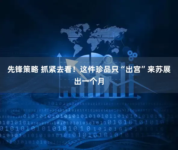 先锋策略 抓紧去看！这件珍品只“出宫”来苏展出一个月